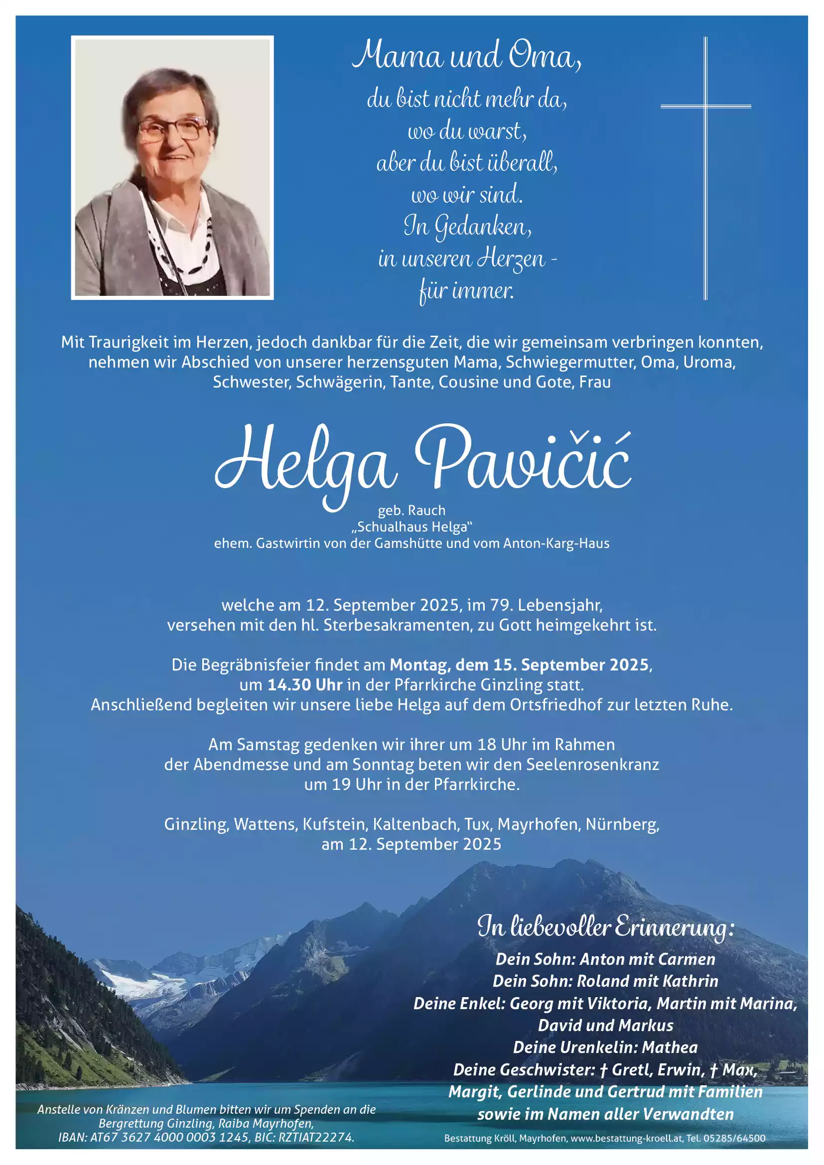 Parte von Helga Pavicic